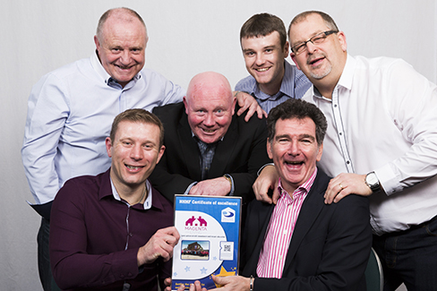 Magenta Living collect their award for Project of the year